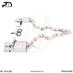 4x102mm Meisterschaft Stainless - GTC (EV Controlled) Exhaust for BMW F06 M6 Gran Coupe V8 Twin Turbo [2014+]